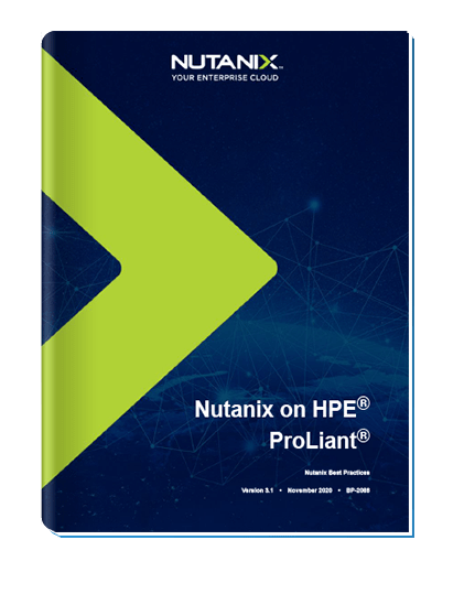 Nutanix on HPE®ProLiant®