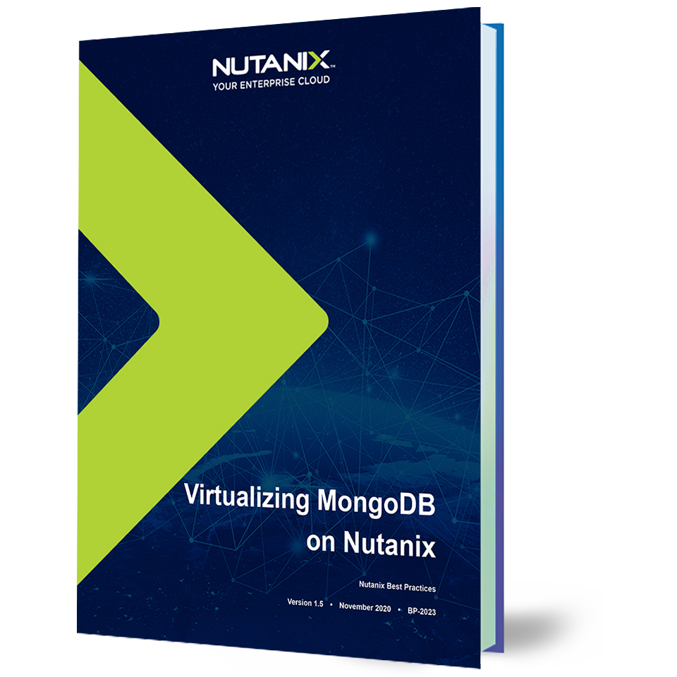 在Nutanix上虚拟化MongoDB